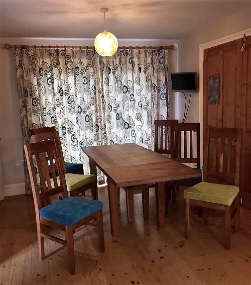 Case Study: Reupholstered chairs and coordinated curtains