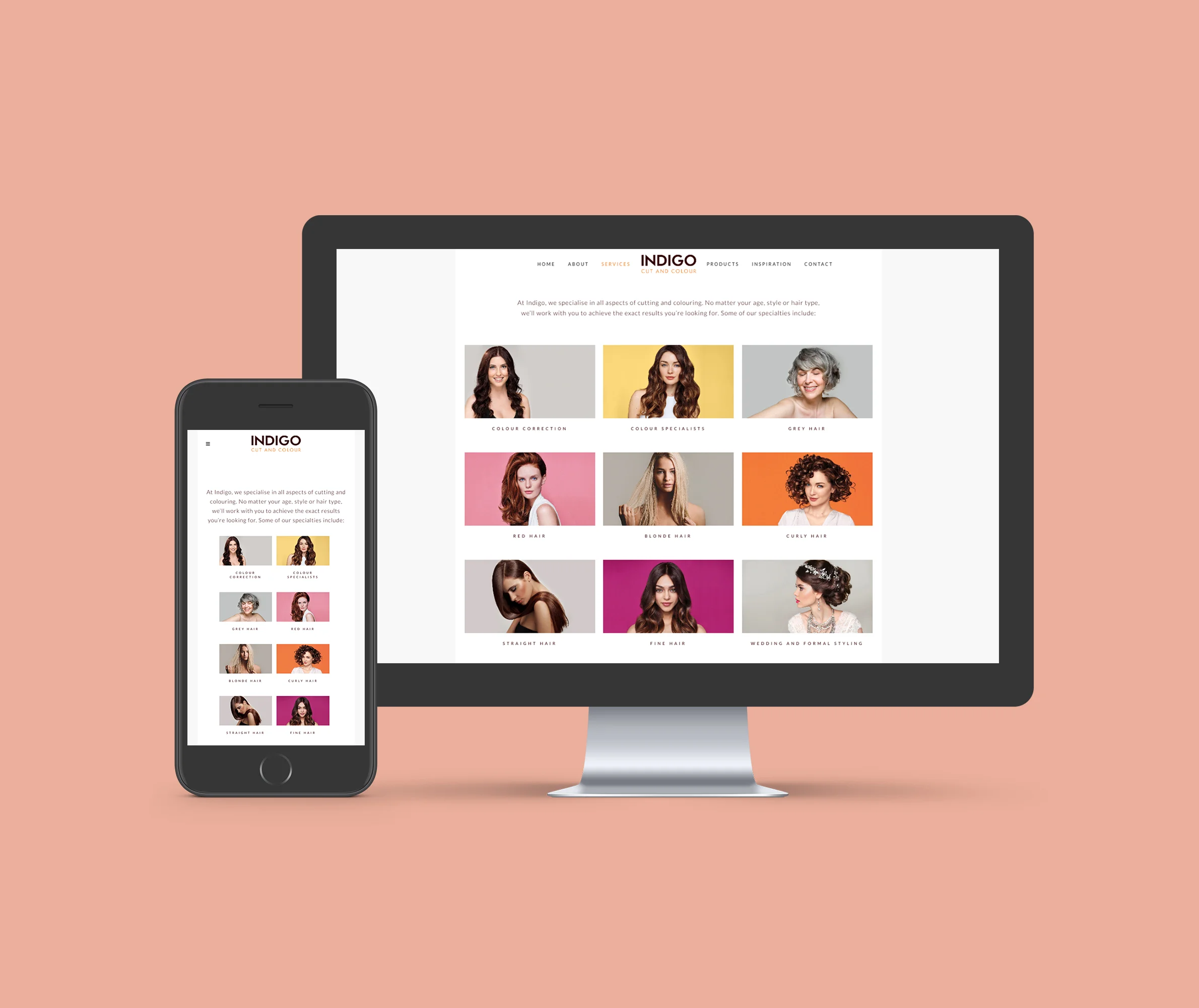 Indigo Cut and Colour