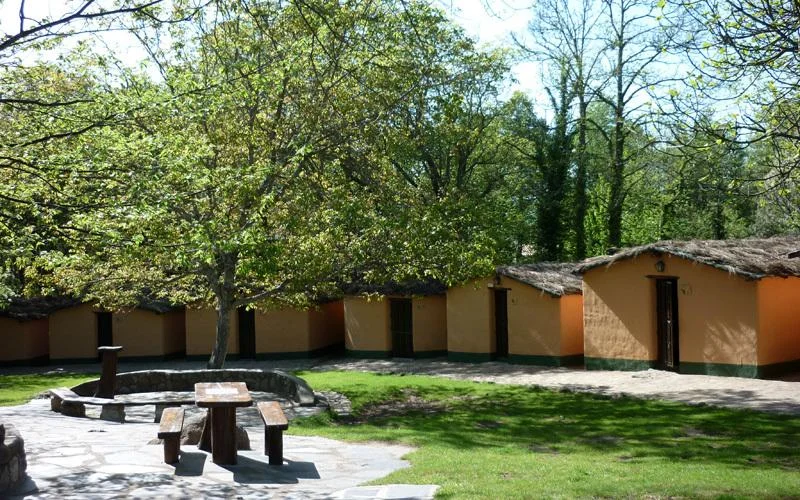 These are the sleeping huts on site. These rooms are included in your retreat-festival and remain a silent space to retreat and relax in. You will share with up to 7 others and the dorms will be organised according to your preference.