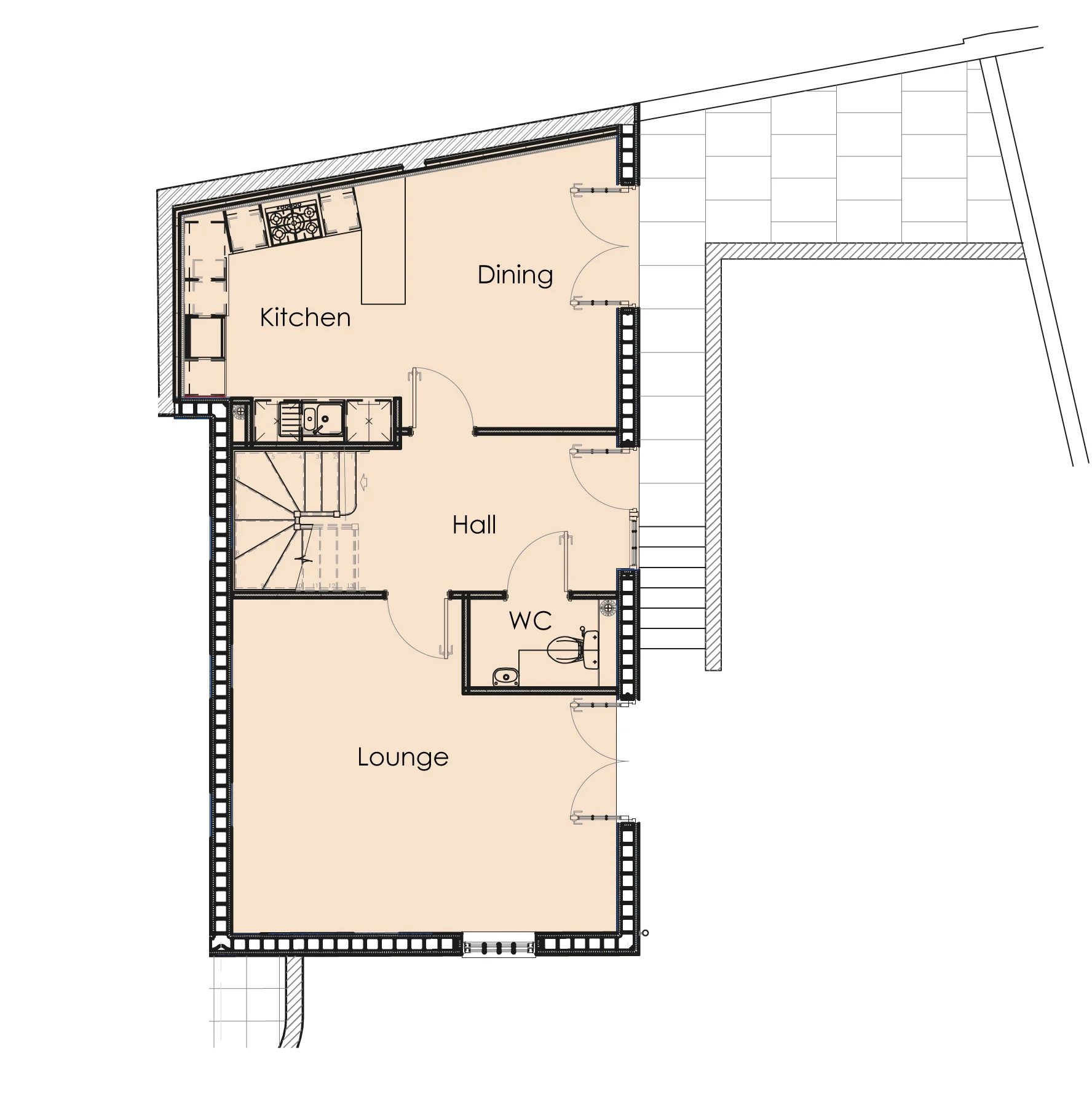 Ground floor - click on plan to enlarge