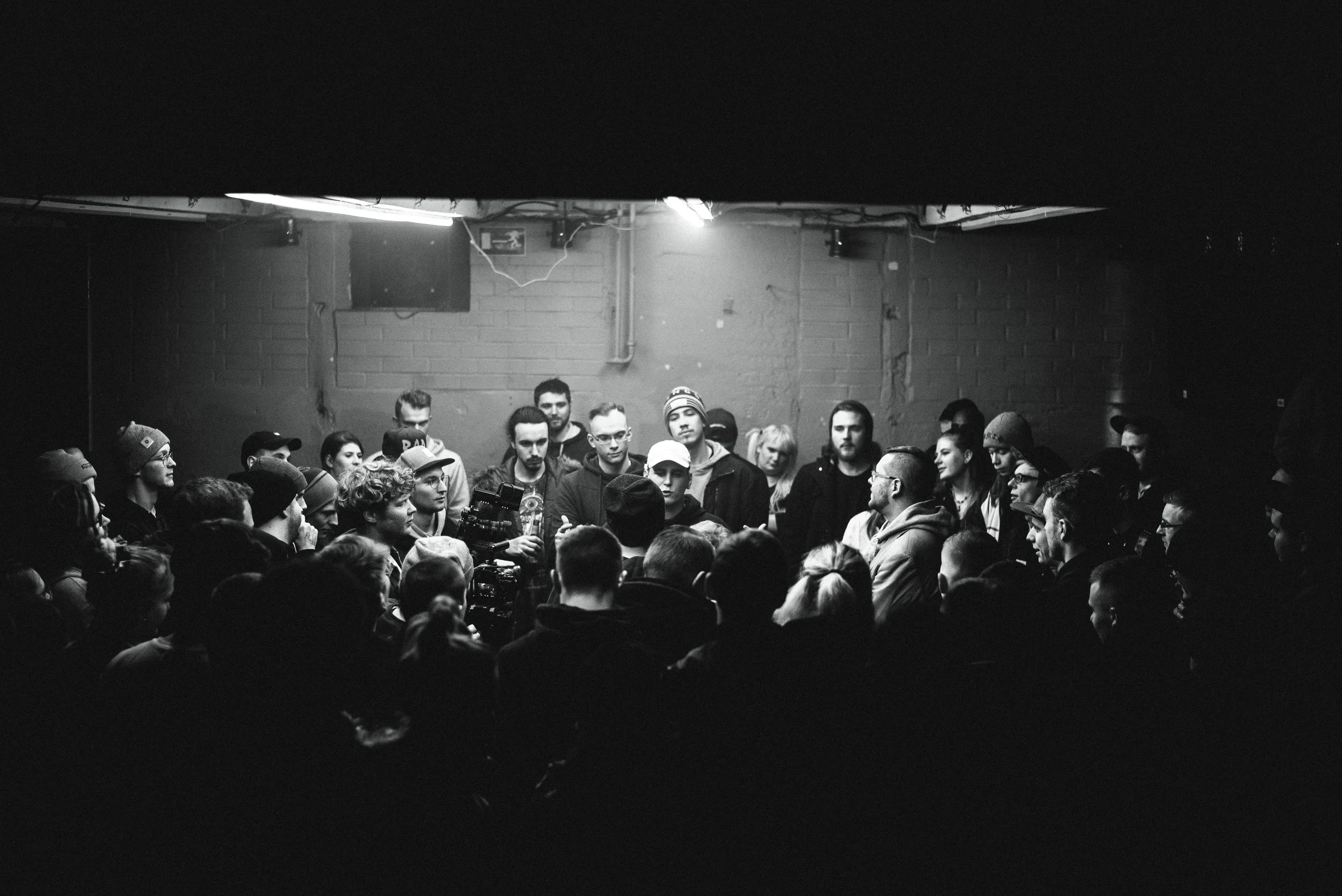a german rap battle for newcomers at panke.