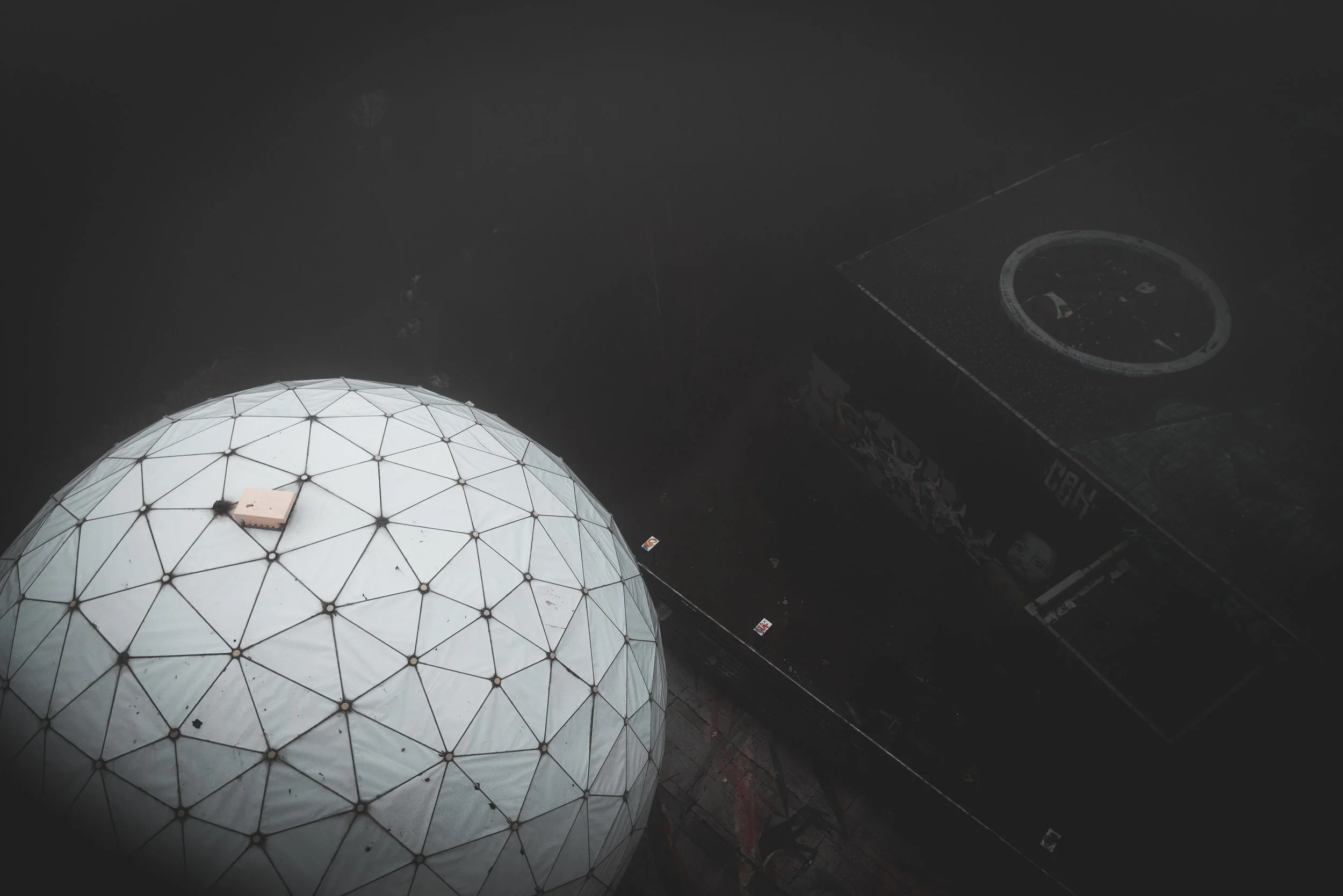foggy teufelsberg.