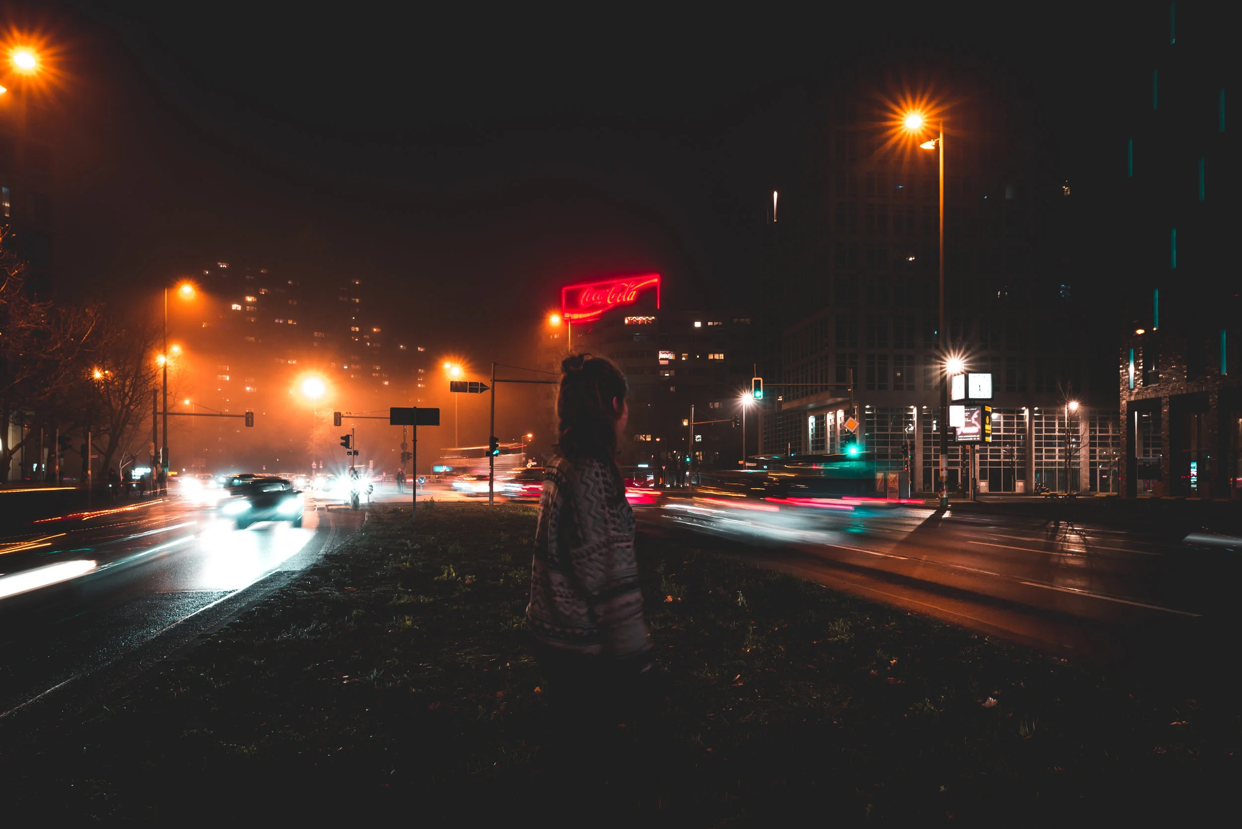 when fog suddenly hit the city.