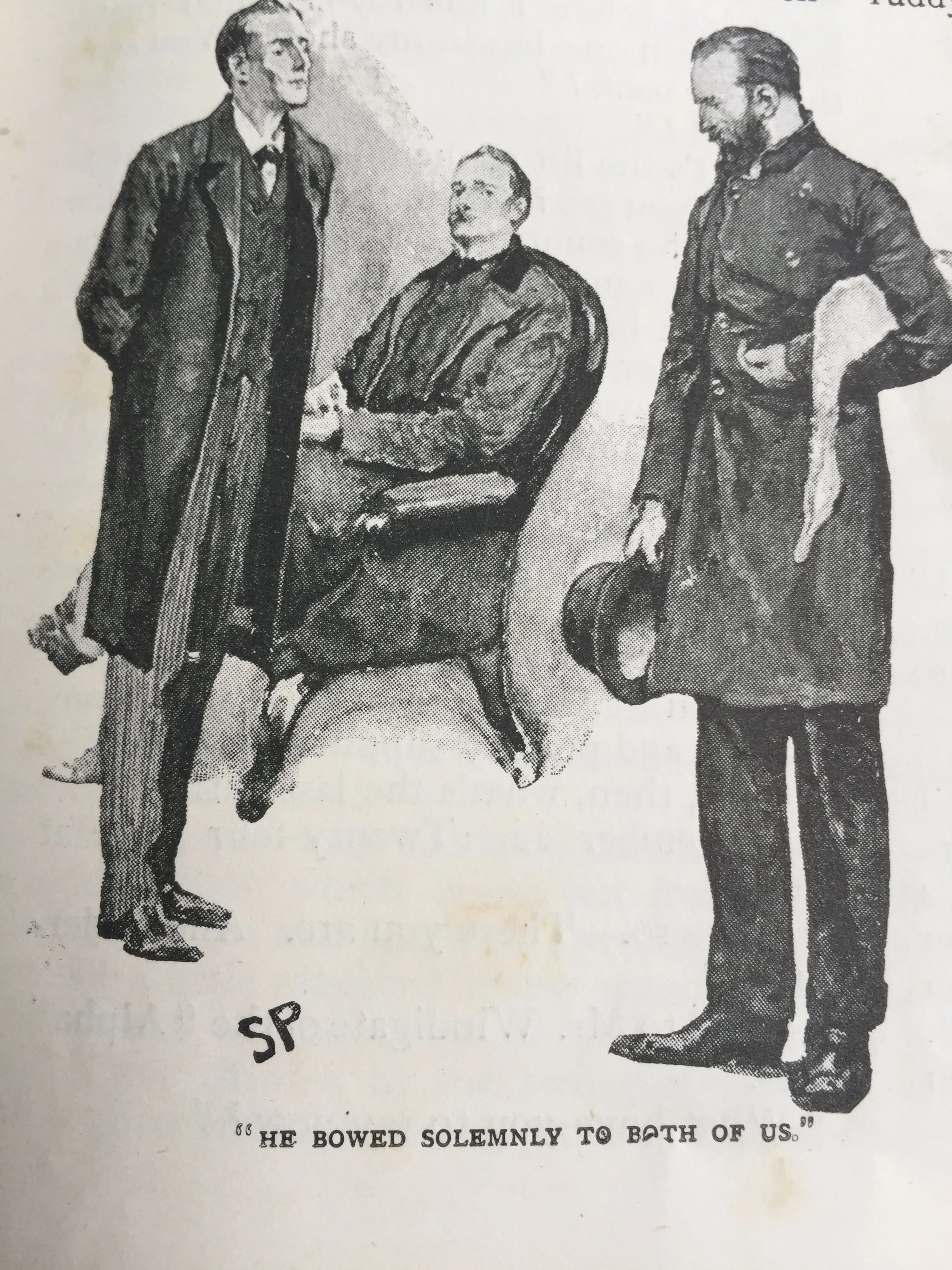 Source: "The Adventure of the Blue Carbuncle", Artist: Sydney Paget, 1892.