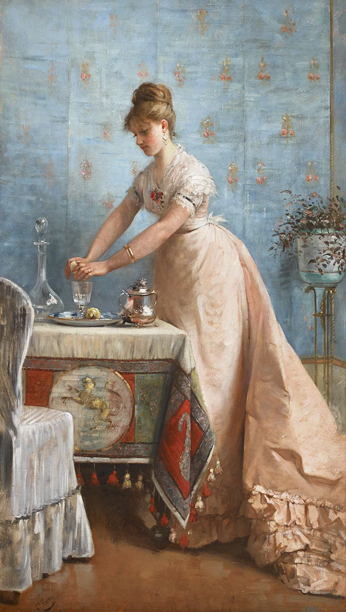 “Citronnade” by Louis-Charles Verwée (1832-1882)