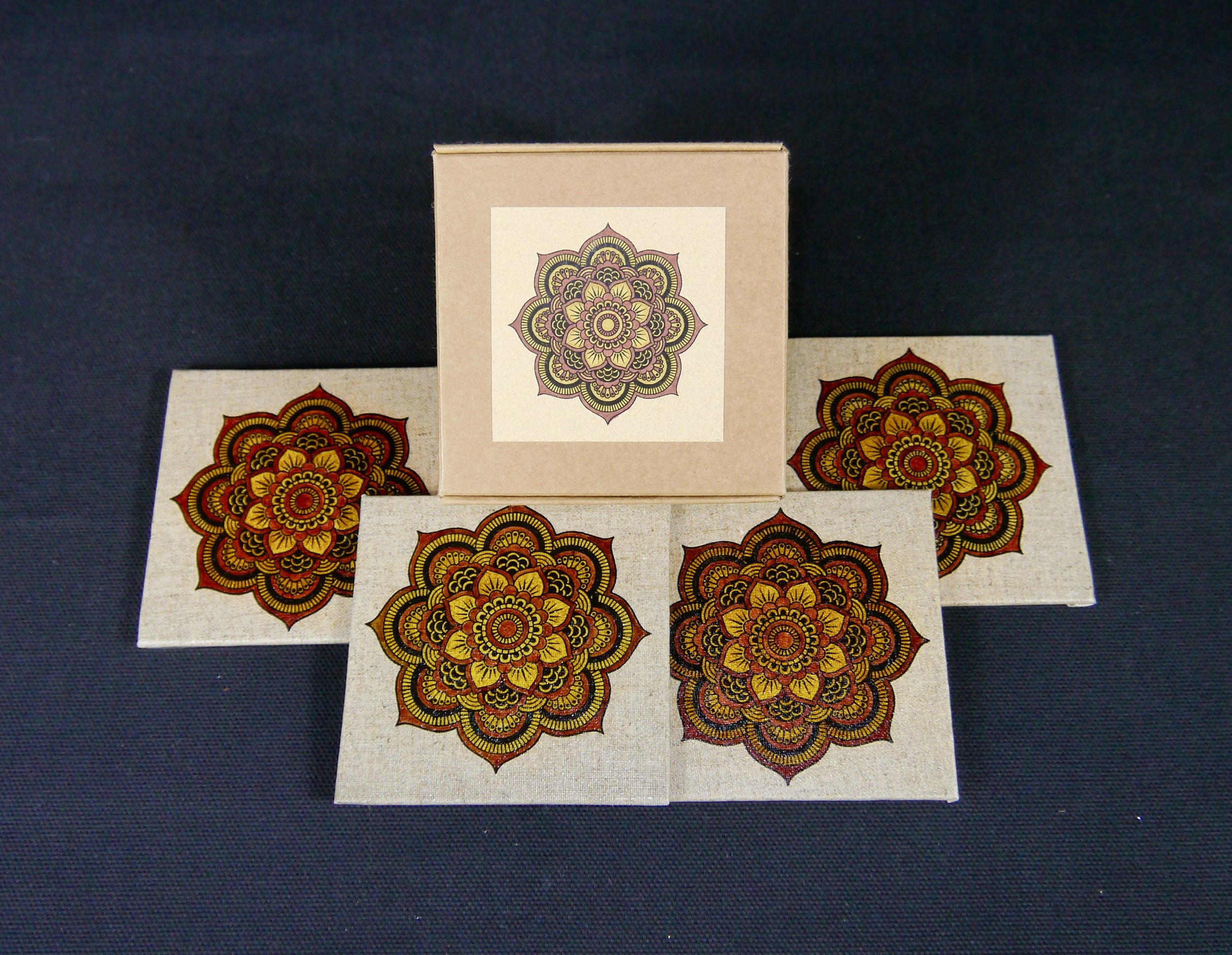 Mandala Coaster presentation box