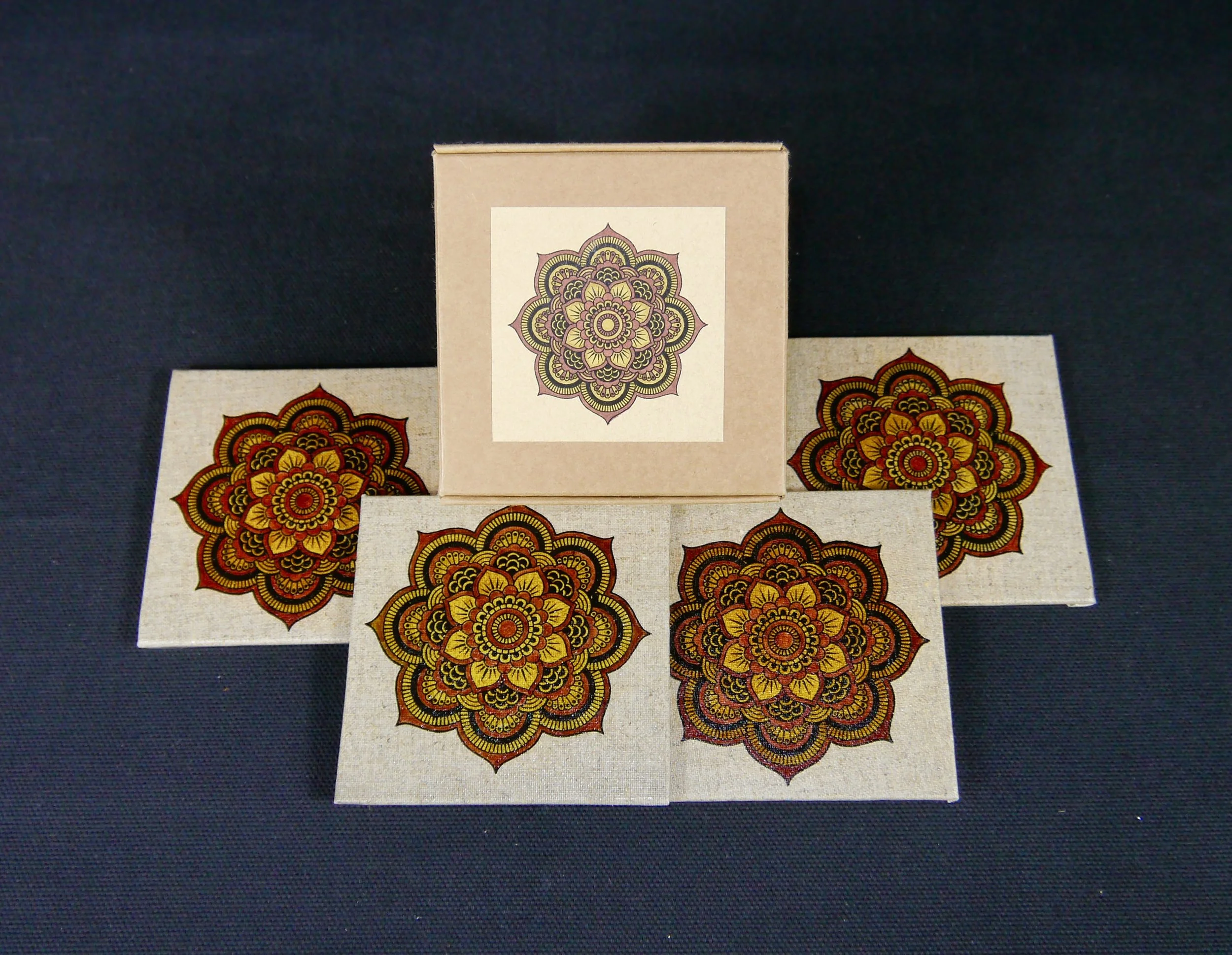 Mandala Coaster presentation box