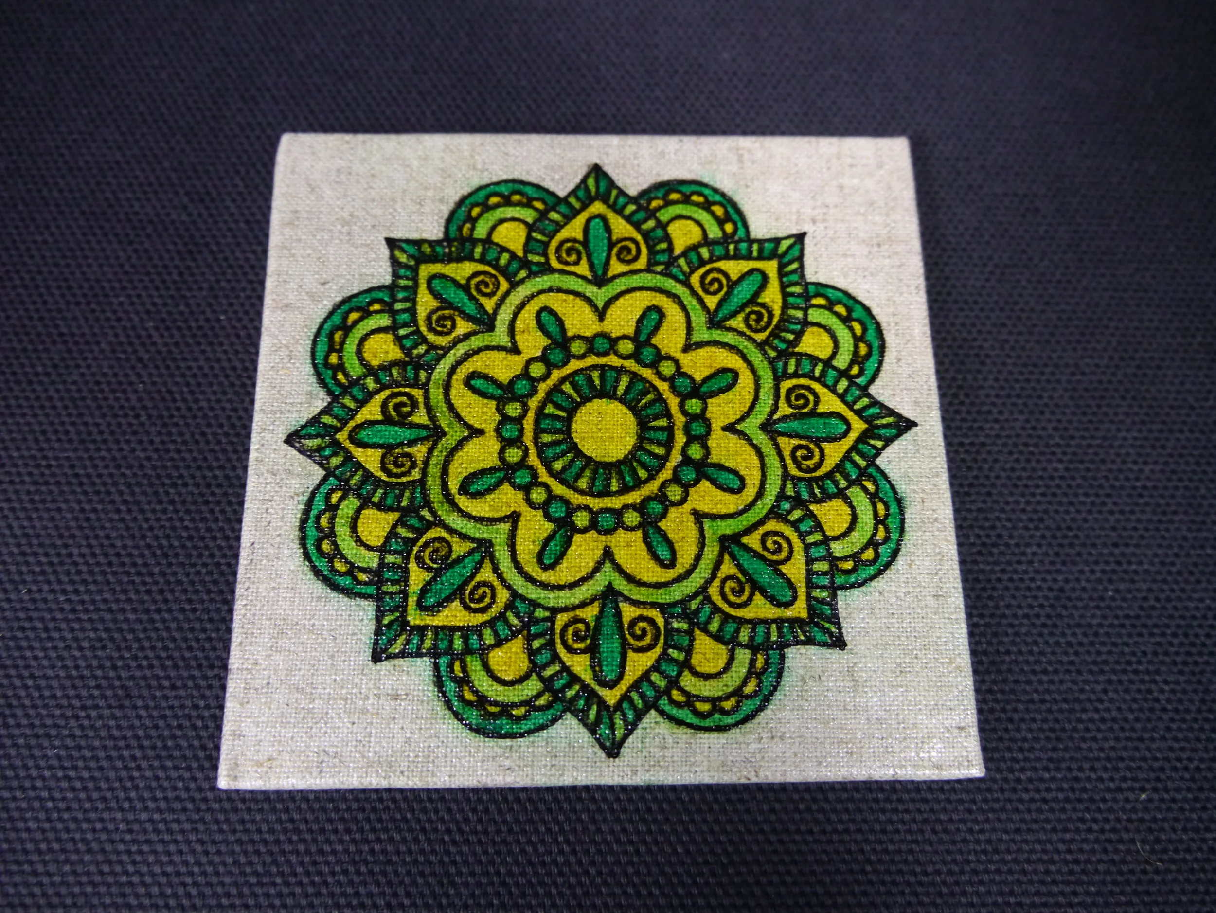 SPRING MOSAIC MANDALA 