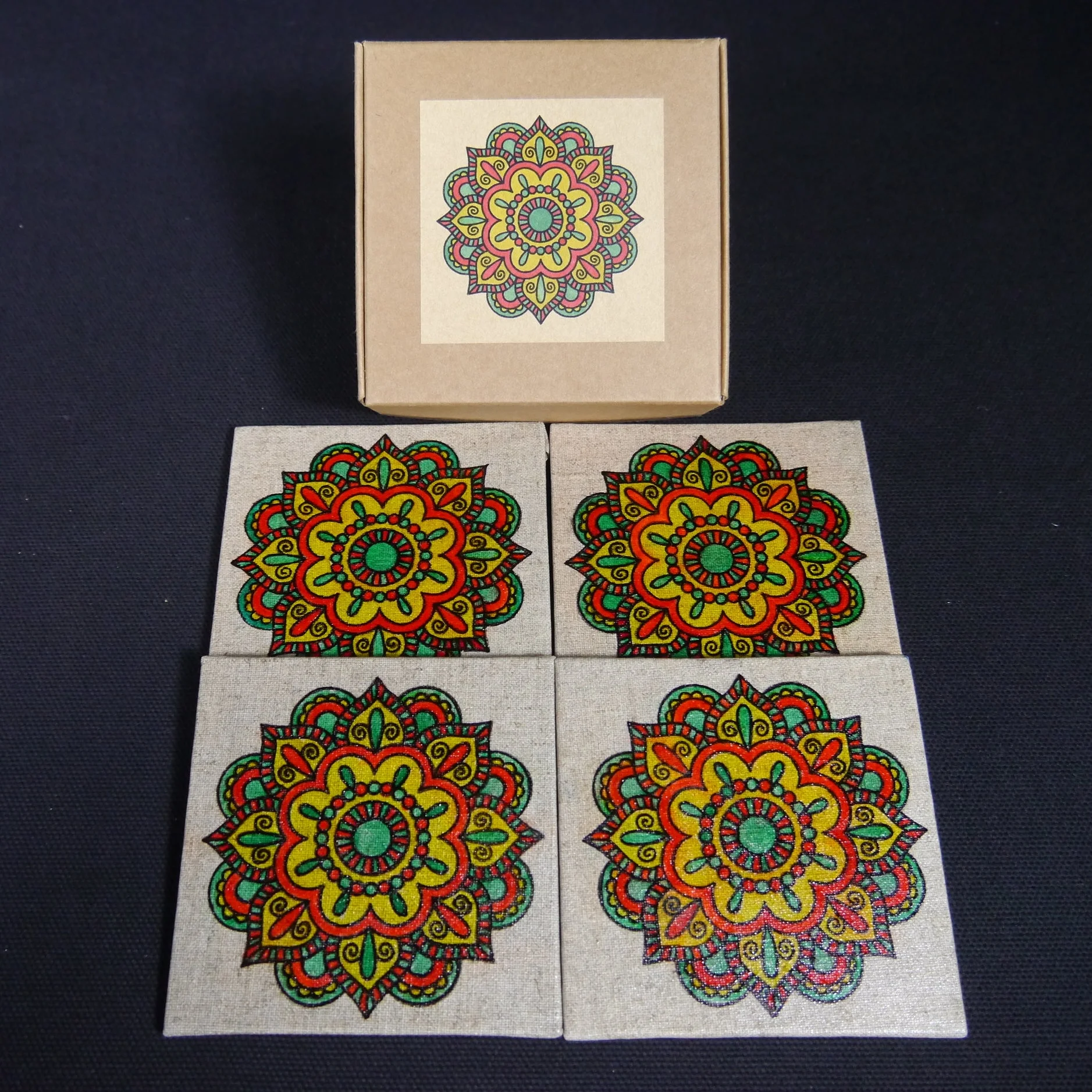 RIAD MANDALA COASTER SET