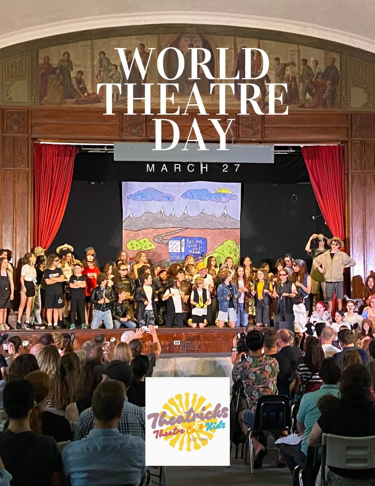 ✨Today is our day Theatricks! ✨ 
⁠
Tell us in one word:  Theatre is________________.