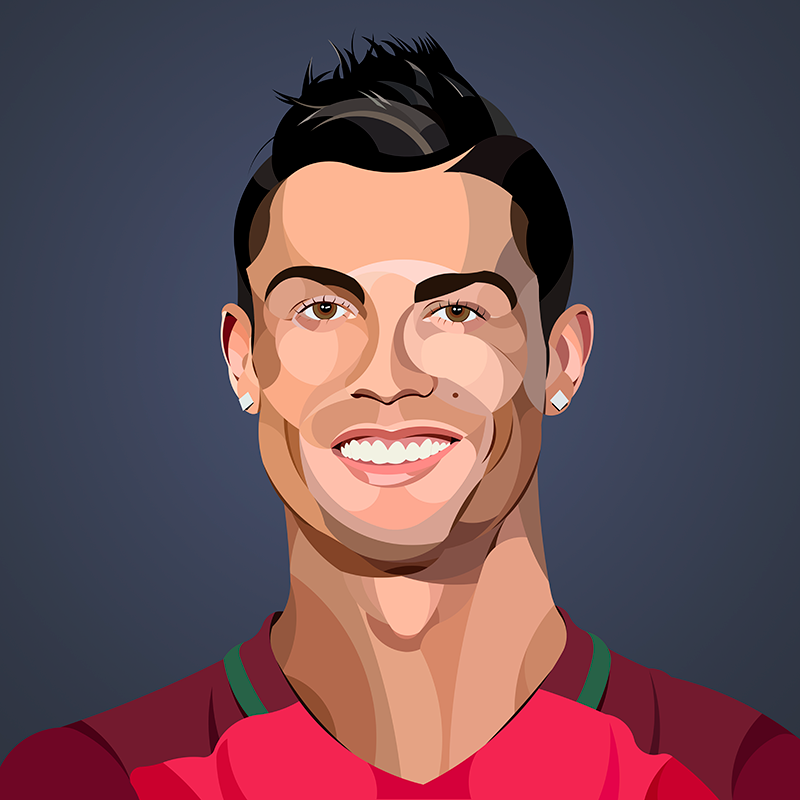 Cristiano Ronaldo Illustration — FRart
