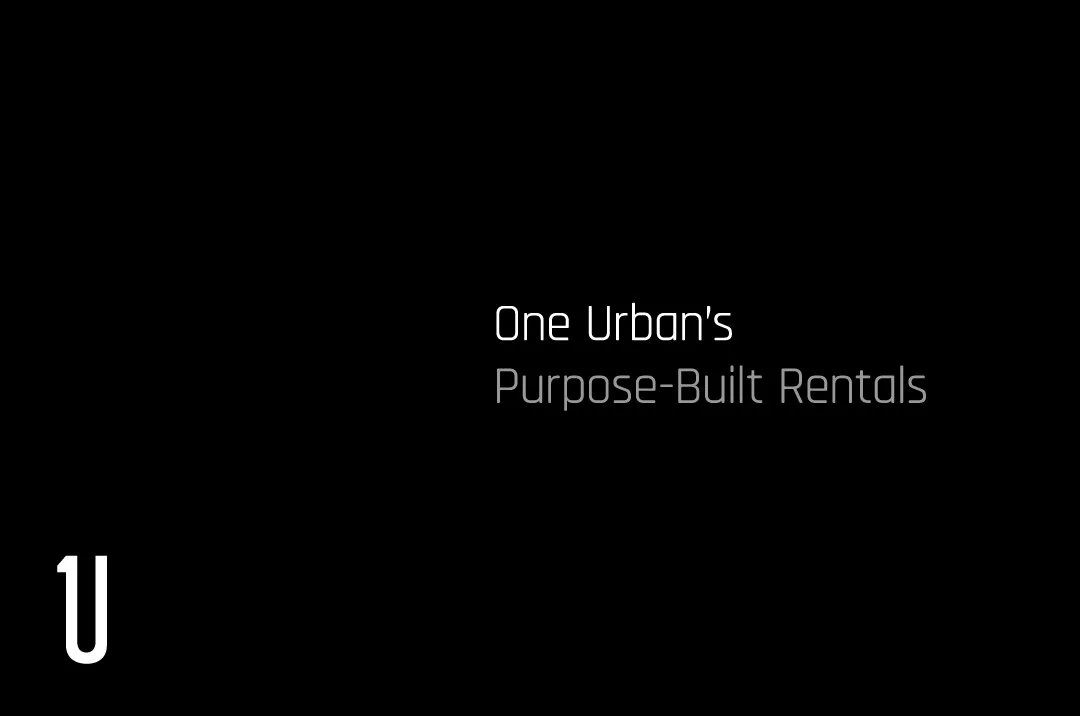 One Urban’s Purpose-Built Rentals