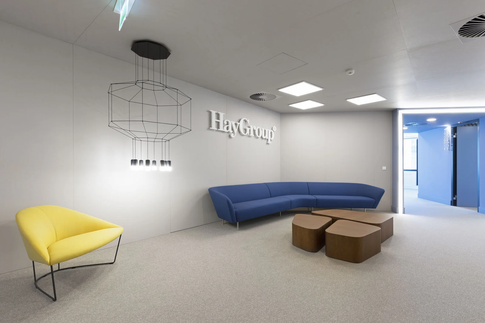 Recepção do escritório da Hay Group em Lisboa