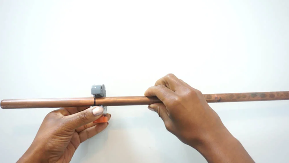 How To Cut Copper Pipe For Copper Pipe Ladder Rescue My Space Project.jpg