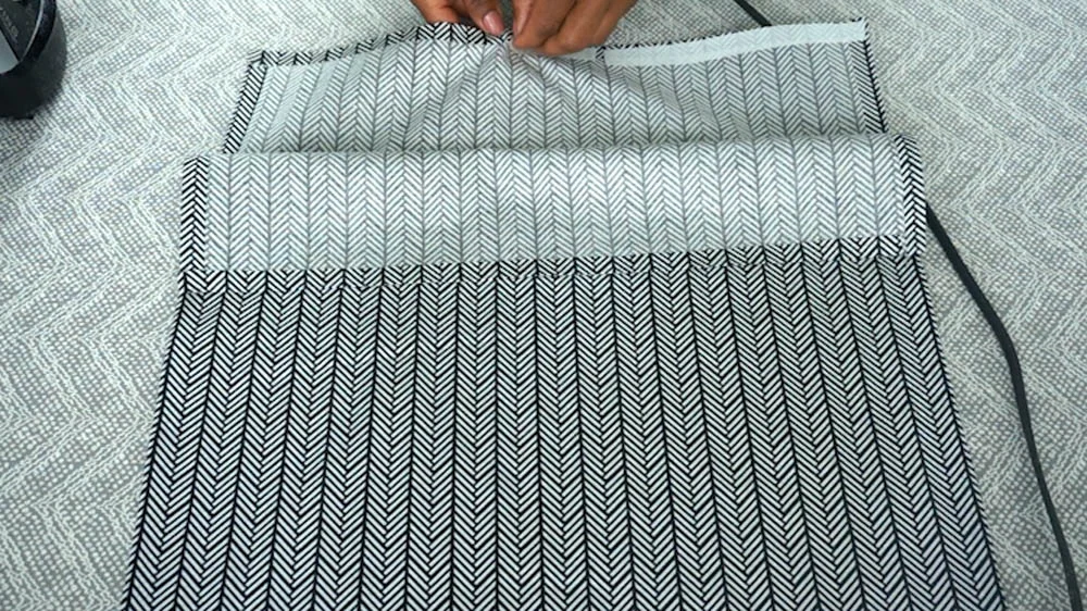 Fabric for Copper Pipe Before Pipe Is Installed on Both Sides.jpg
