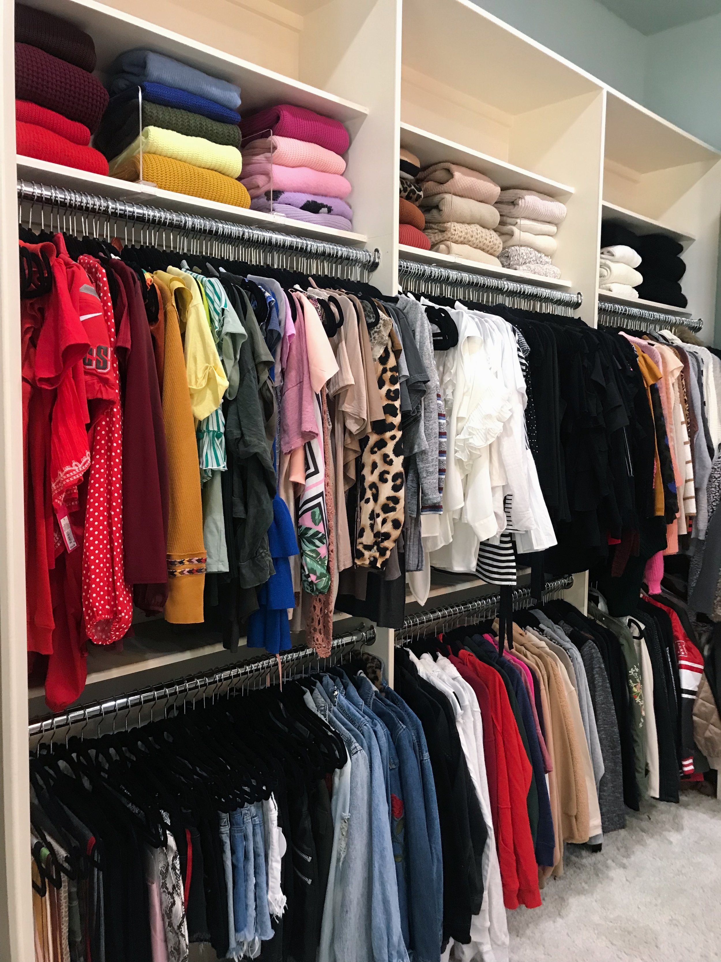 A CLOSET READY FOR FALL — Rescue My Space | Professional Organizer ...