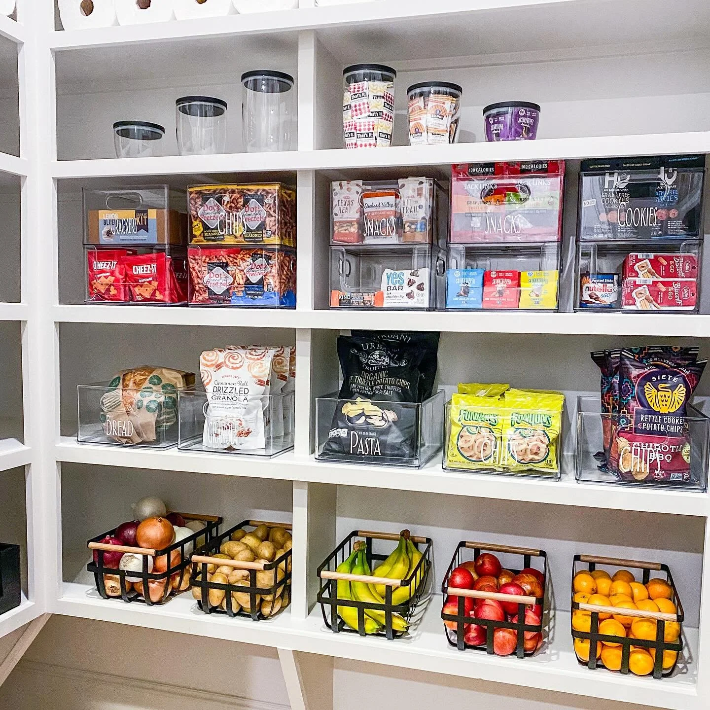 We set up and organized our client&rsquo;s pantry before they fully moved in to create normalcy during their move. Would you get your pantry organized before a move or would you wait until you move in? 
.
.
.
.
.
#pantryorganization #pantry #pantrygo