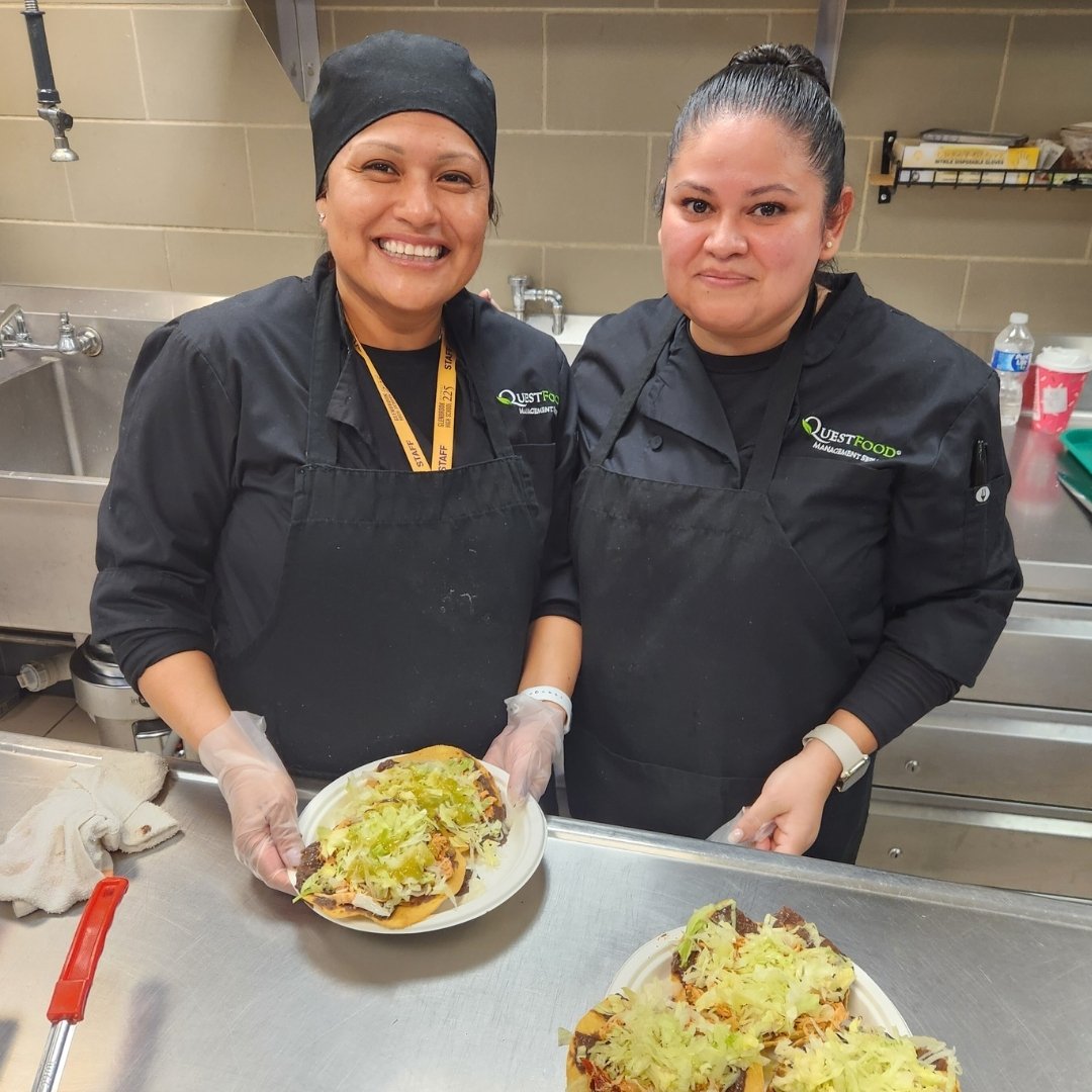 Behind our delicious meals are team members who are dedicated to making a difference!

#FreshIngredients #QuestFood #Quest #FoodManagement #FoodService #ScratchMade #SchoolKitchen