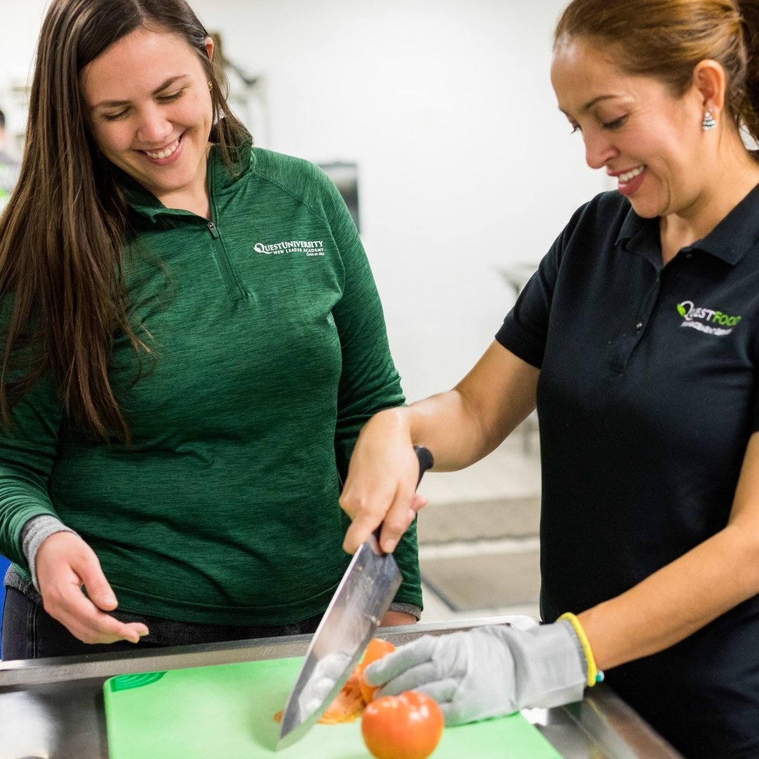 Continuous training builds our team members' skills and helps them to grow in their careers!

#FreshIngredients #QuestFood #Quest #FoodManagement #FoodService #ScratchMade #SchoolKitchen