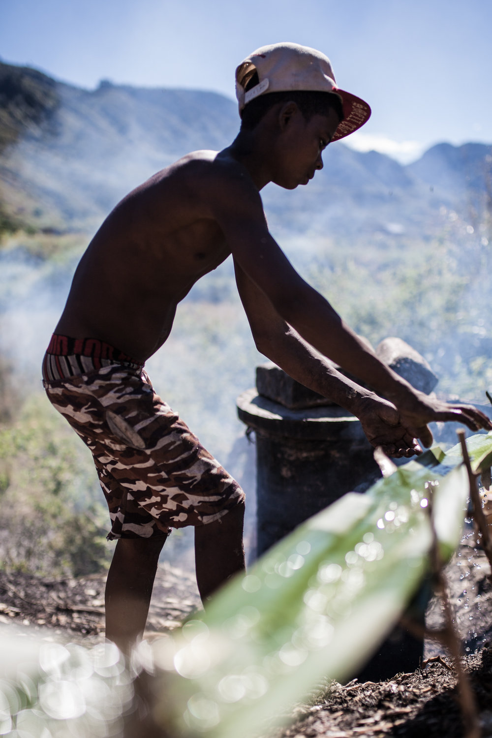  Toaka Gasy Is Distilled in Oil Drums from a Fermented Sugarcane Mix 