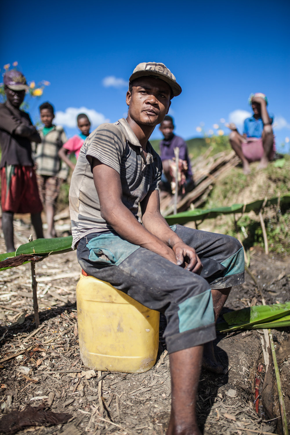  A Young Toaka Gasy Moonshiner Poses in his Distillery 