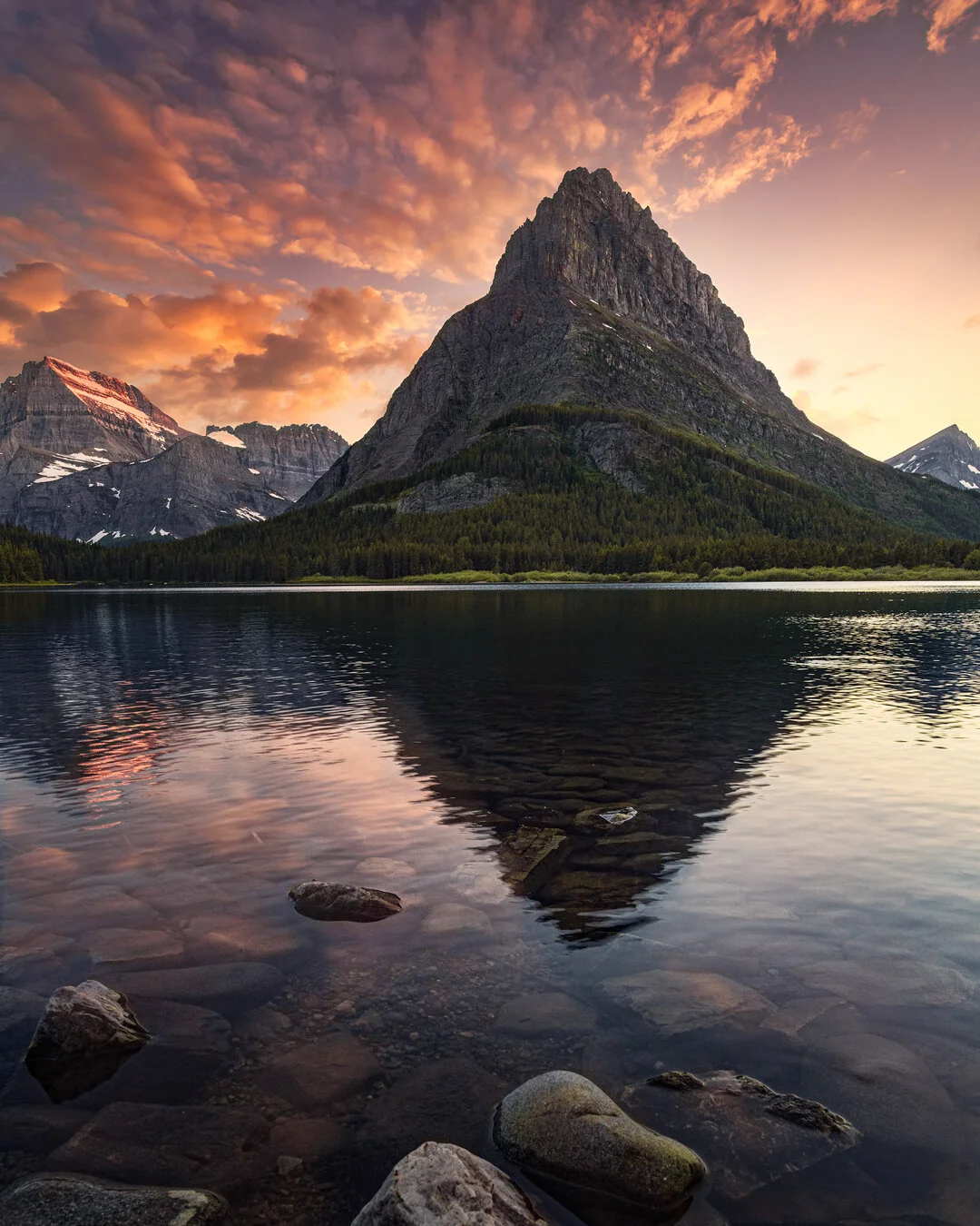 Swiftcurrent Lake Sunset Final .jpg