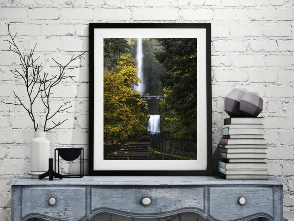 Stairs to Multnomah in Autumn Paper.jpg