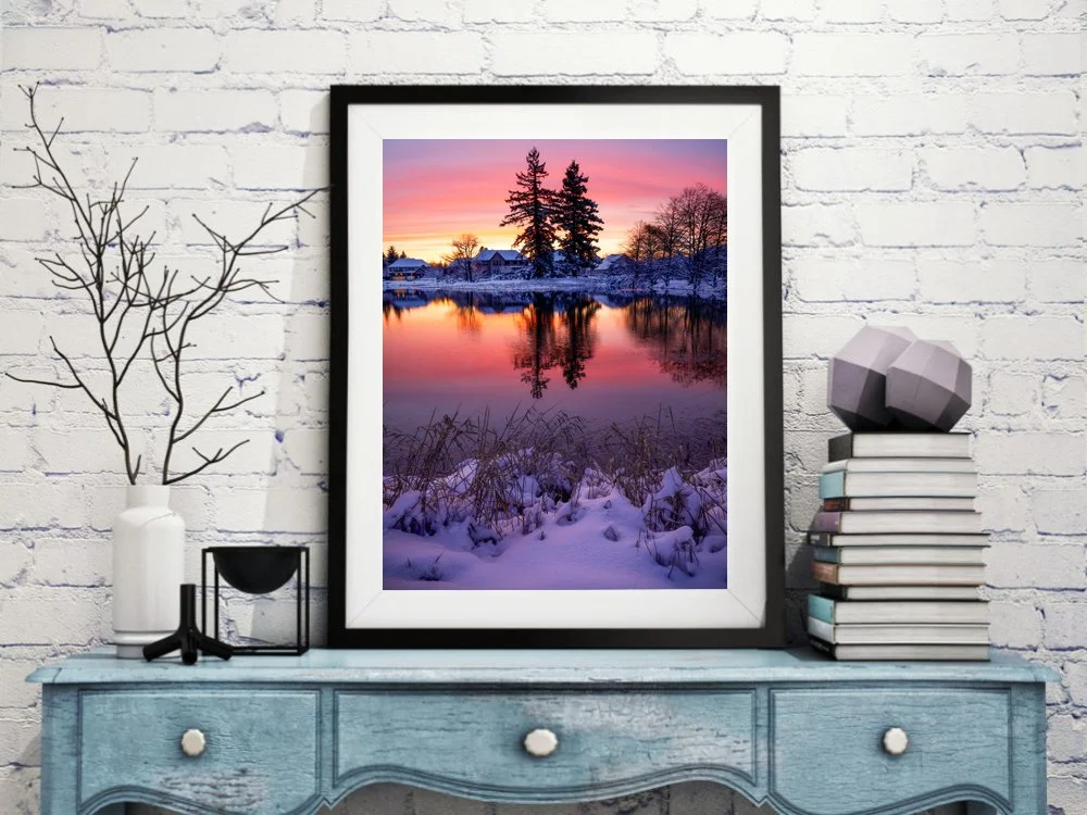 Winter Sunrise on top of Prune Hill
