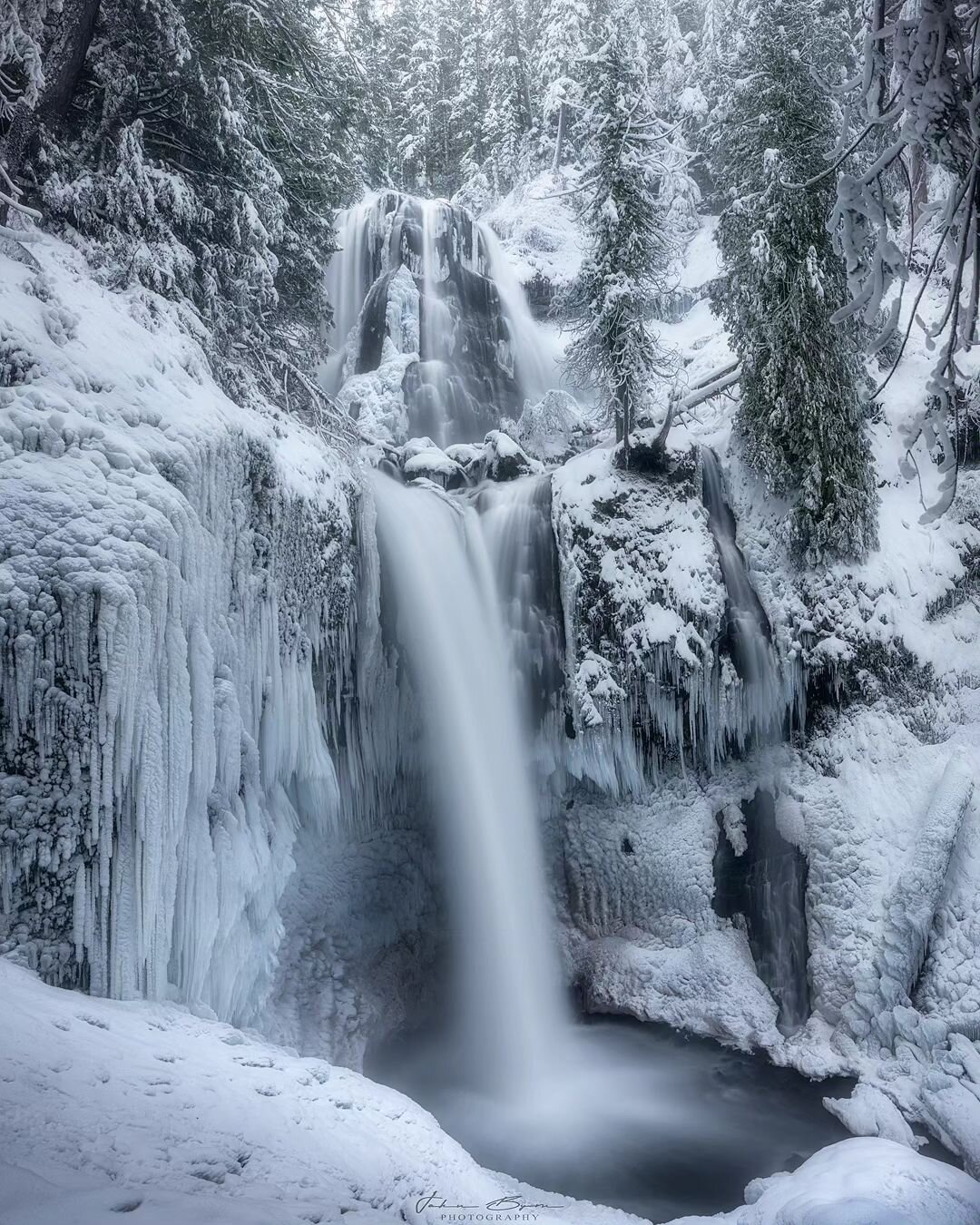 Frozen Falls
____________________________________________ 

To this day my favorite hike I've done since moving to the PNW. Such a blast to see so much snow and ice on an iconic Washington waterfall.
________________________________________ 

Image D