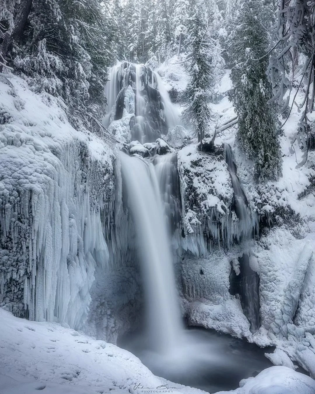 Frozen Falls
____________________________________________ 

To this day my favorite hike I've done since moving to the PNW. Such a blast to see so much snow and ice on an iconic Washington waterfall.
________________________________________ 

Image D