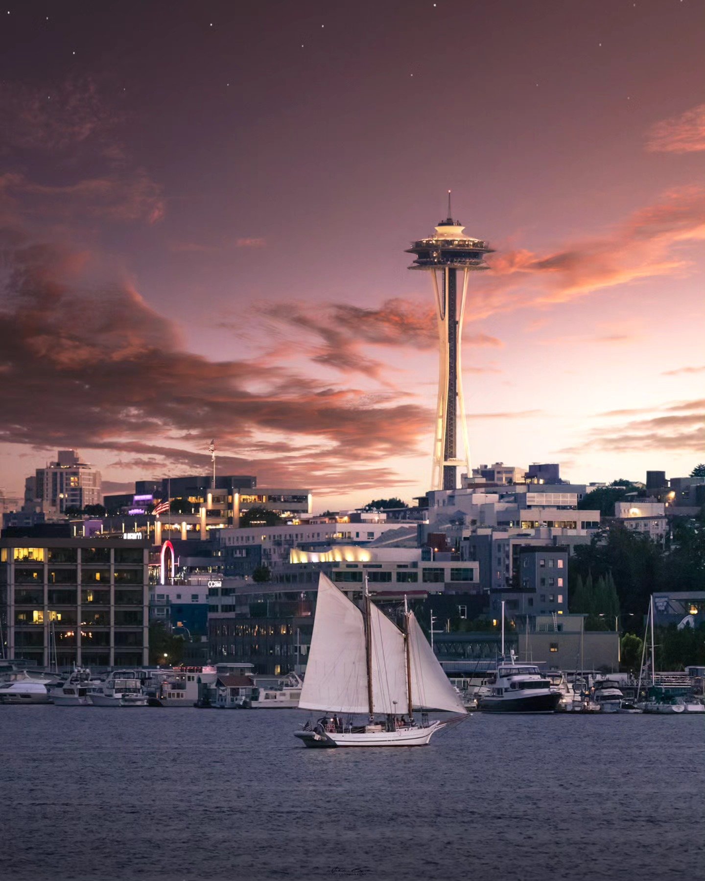 Sunset Cruise
____________________________________________ 

Time to offically say goodbye to summer. The weather here in the PNW is trying to skip right over Autumn and jump straight to winter. Why is my favorite season the shortest season here in t
