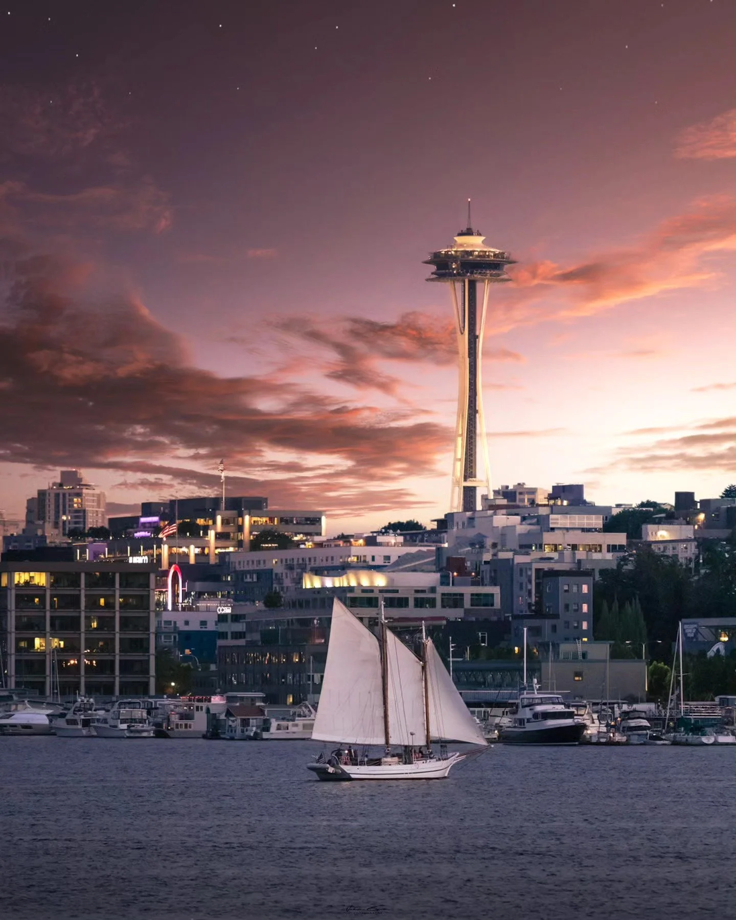 Sunset Cruise
____________________________________________ 

Time to offically say goodbye to summer. The weather here in the PNW is trying to skip right over Autumn and jump straight to winter. Why is my favorite season the shortest season here in t