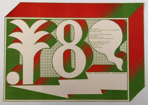 Edgardo Giménez, Serie “Por Siempre Ameba” de Luciana Daelli , 1968, Los Angeles County Museum of Art, gift of the Institute for Studies on Latin American Art (ISLAA)