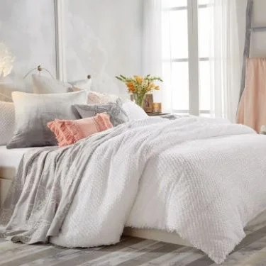 King Size Dot Fringe Duvet Cover- on sale $86.90 https://bit.ly/2YFHGOW