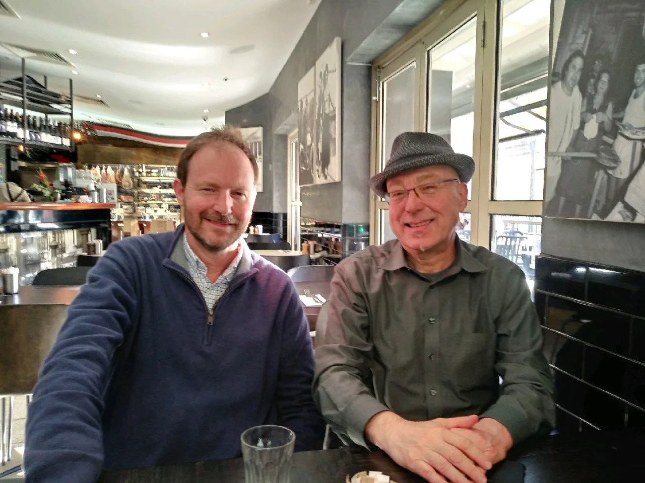 Simon with Brian Lynch - Melbourne June 2019