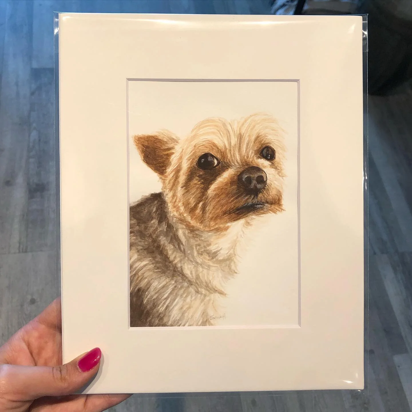 Have you finished your Holiday shopping? A hand painted portrait is the perfect gift! 
.
Please contact me by Dec. 9th to ensure it will be ready before Christmas🎄
.
#watercolor #portrait #holidays #giftguide #giftideas #petportrait #handmadegifts #