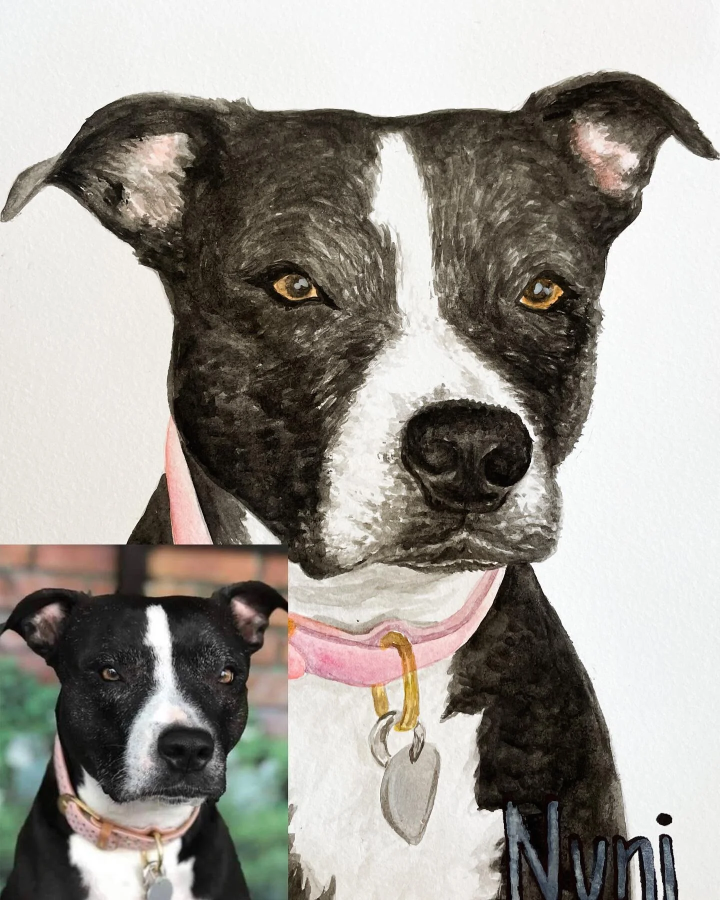 Who doesn&rsquo;t love to have a painting of their bestie? 💗
Message me to get yours today!
.
#sierrahyercreations #painting #handmade #localartist #giftideas #petstagram #petportrait #dogsofinstagram