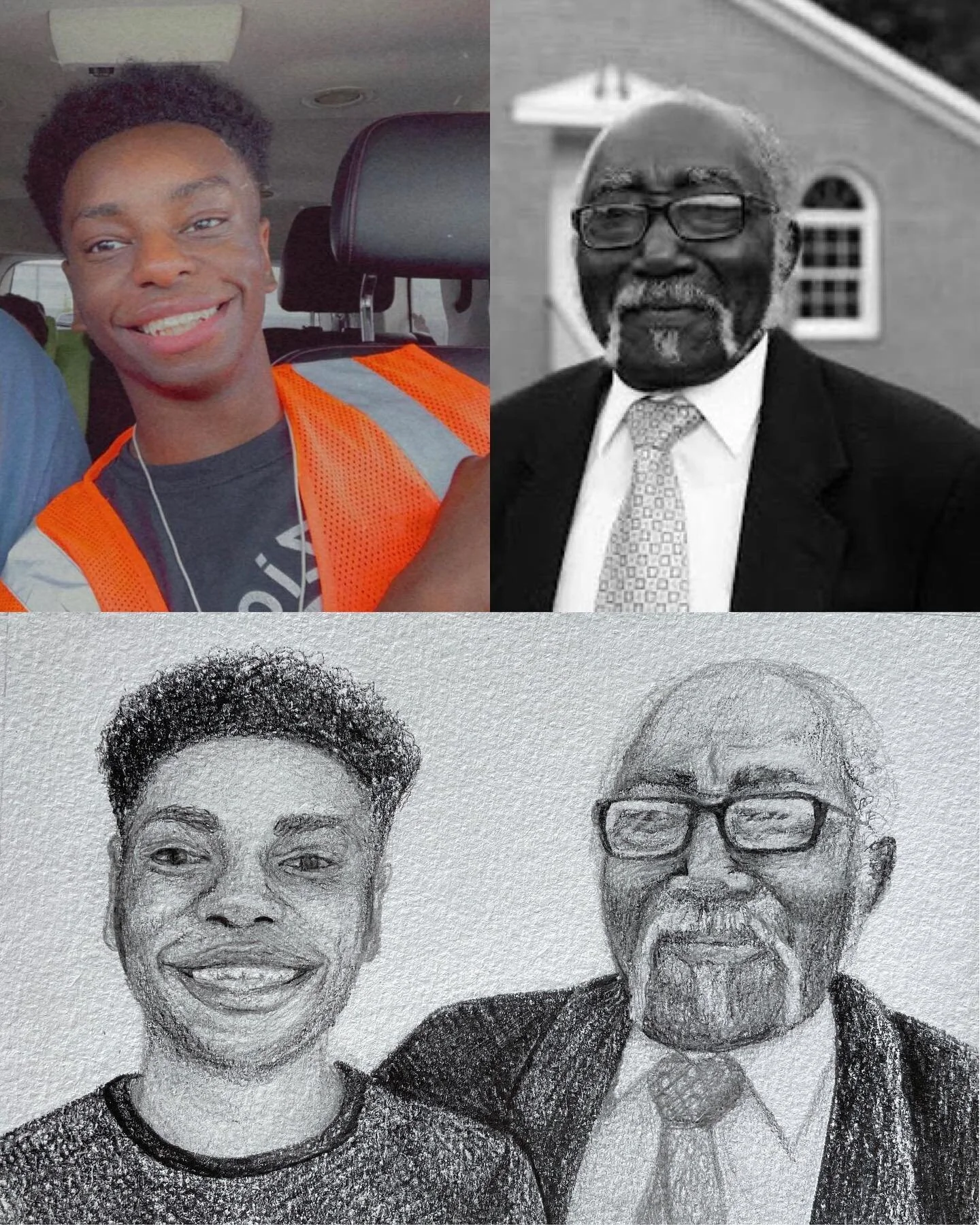 Hand drawn images are a great way to bring loved ones together ❤️
.
#sierrahyercreations #lovedones #drawing #giftideas #handmade #localart #smallbusiness #atlsmallbusiness