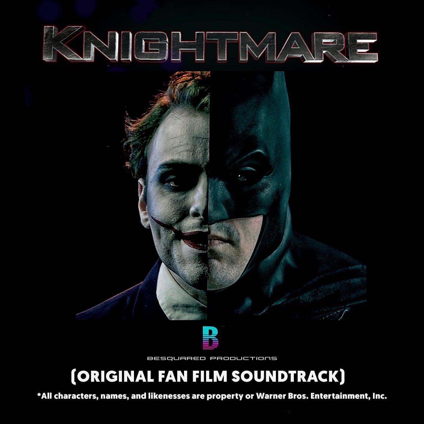 You can stream/download my soundtracks to both @besquaredproductions Batman fan films KNIGHTMARE and The Death of Robin on Spotify and Apple Music at 12pm (in your time zone) on July 16th! #linkinbio to save the album on Spotify!