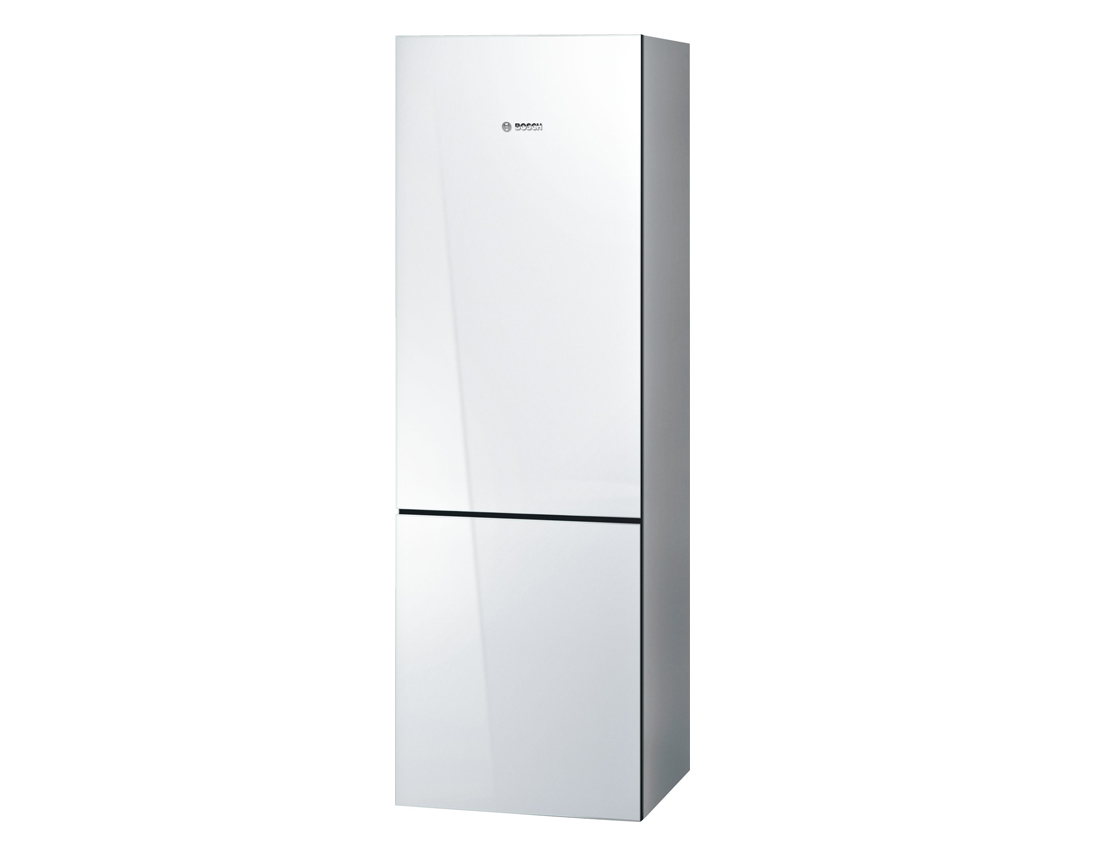 Bosch's Bosch's 24" refrigerator features a glass front and a bottom freezer. LED lighting on the interior let you know what your grocery list needs to be and their Hydrofresh technology keeps fruits and vegetables fresh longer.
