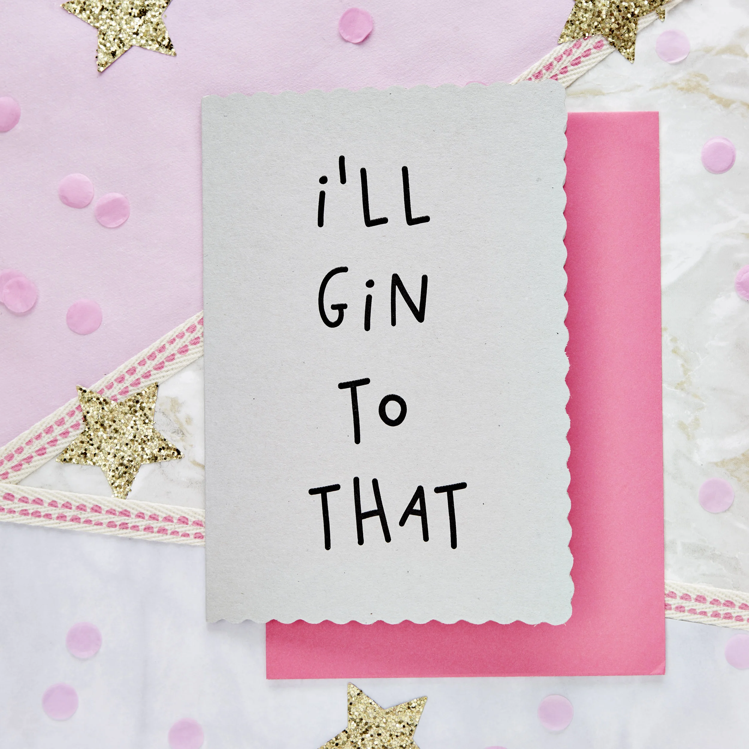 I'll Gin To That - Card