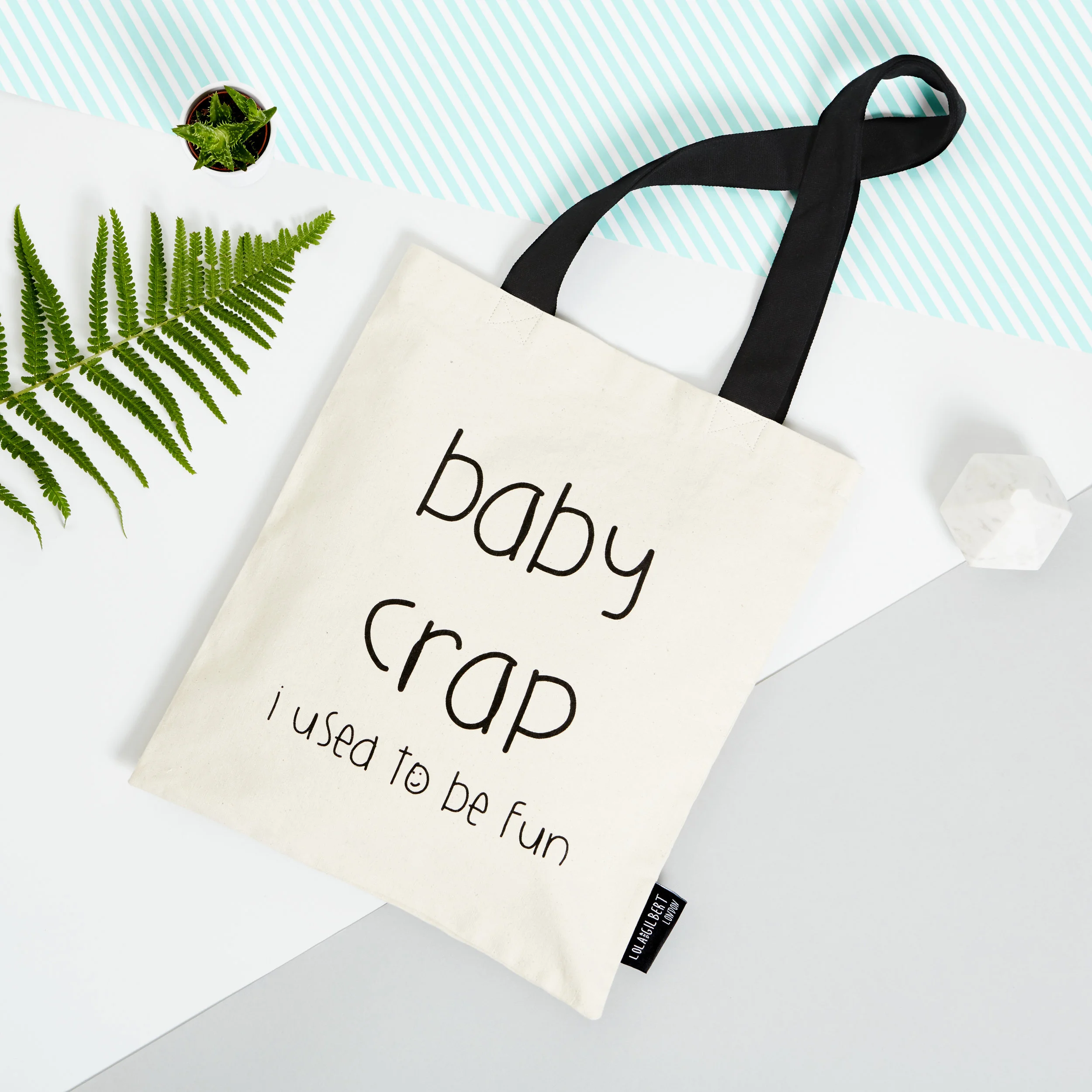 Baby Crap I used to be fun - Small Tote Bag