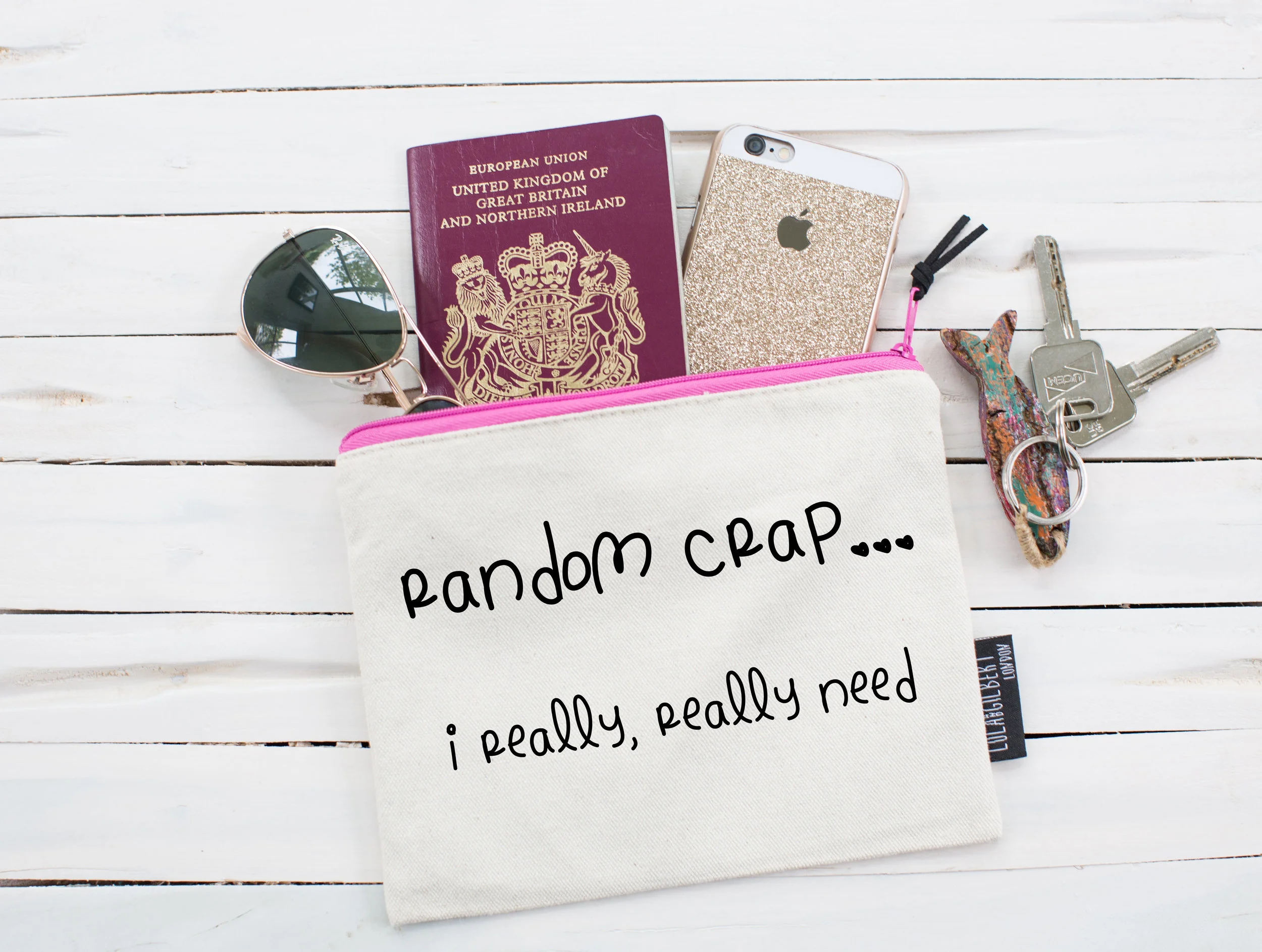 Random Crap I Used to be Fun - Pouch