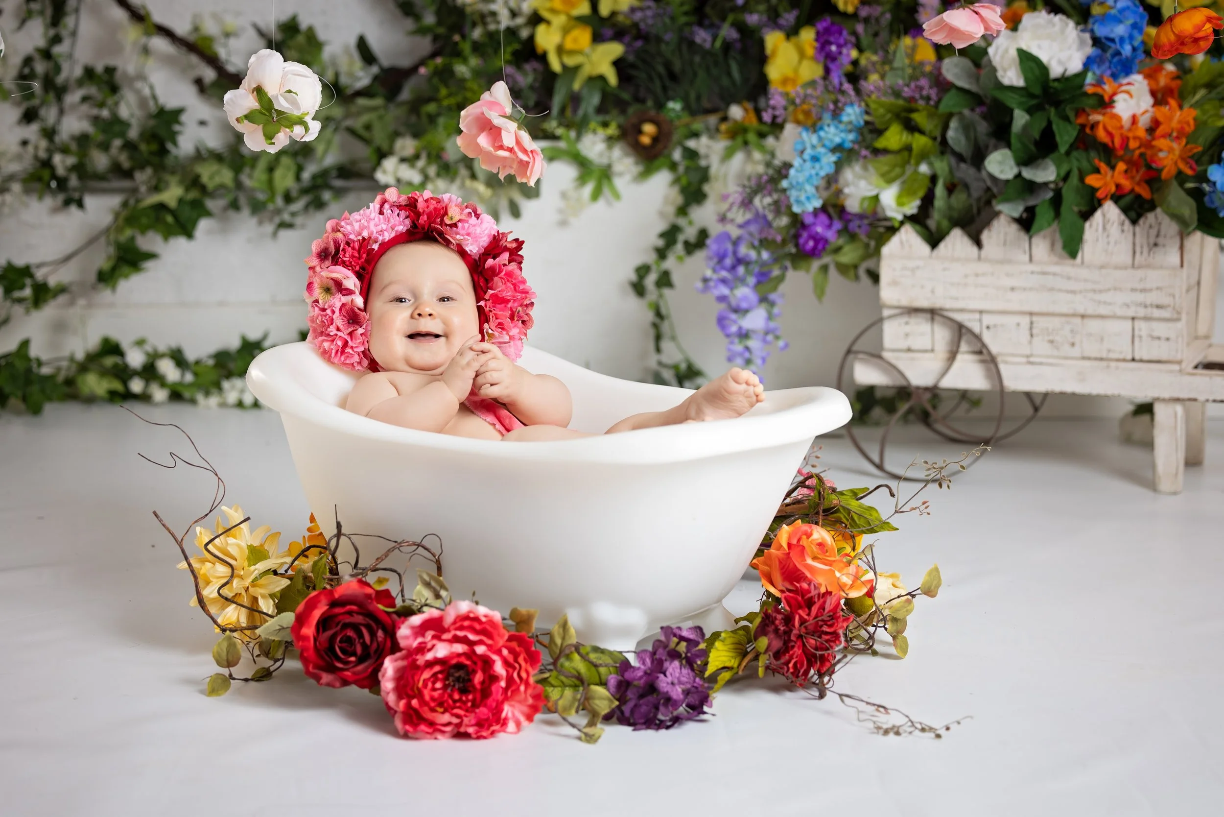 Vivienne's Sitter Session by Cincinnati Baby Photographer Tracie Jean Photo Studios