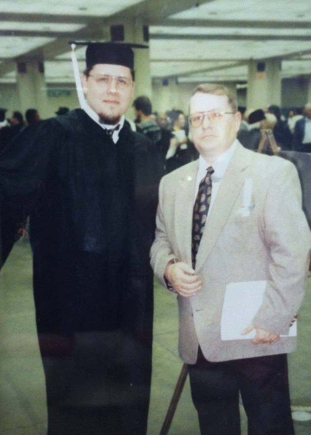 Brian and his pop, Alvin Elder.
