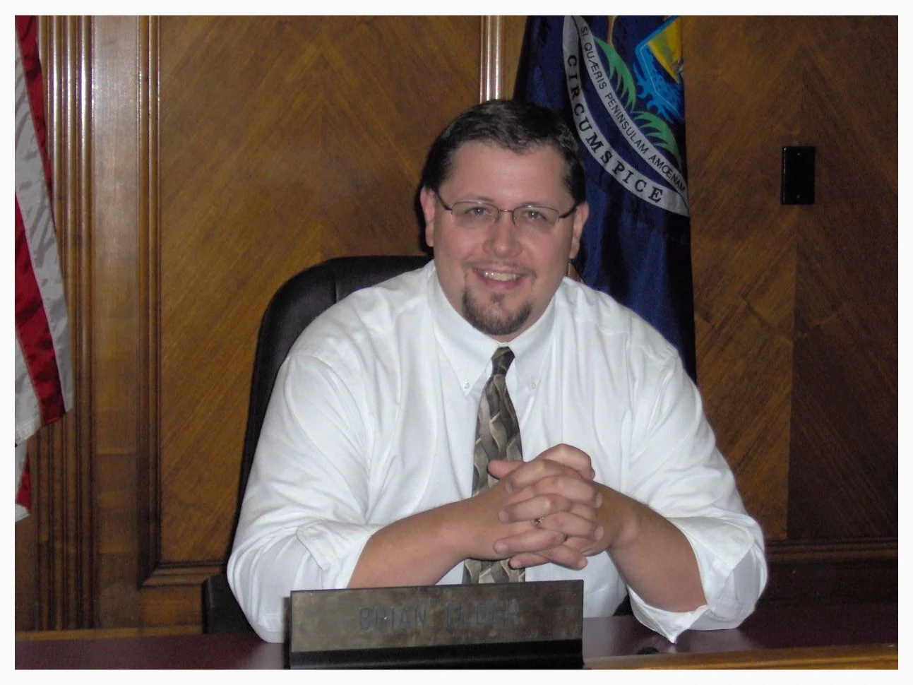 Brian as Chair of the Bay County Board of Commissioners.