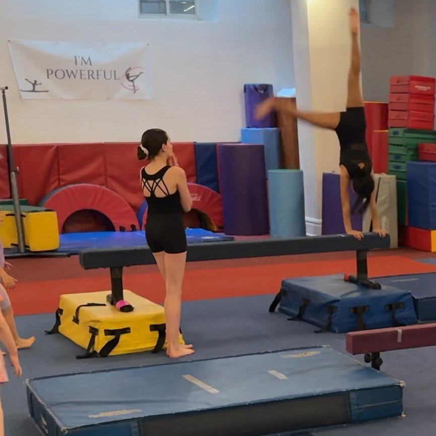 Just your average weekday: defying gravity, questioning balance, and hoping mom got the good angle. 🤸&zwj;♀️