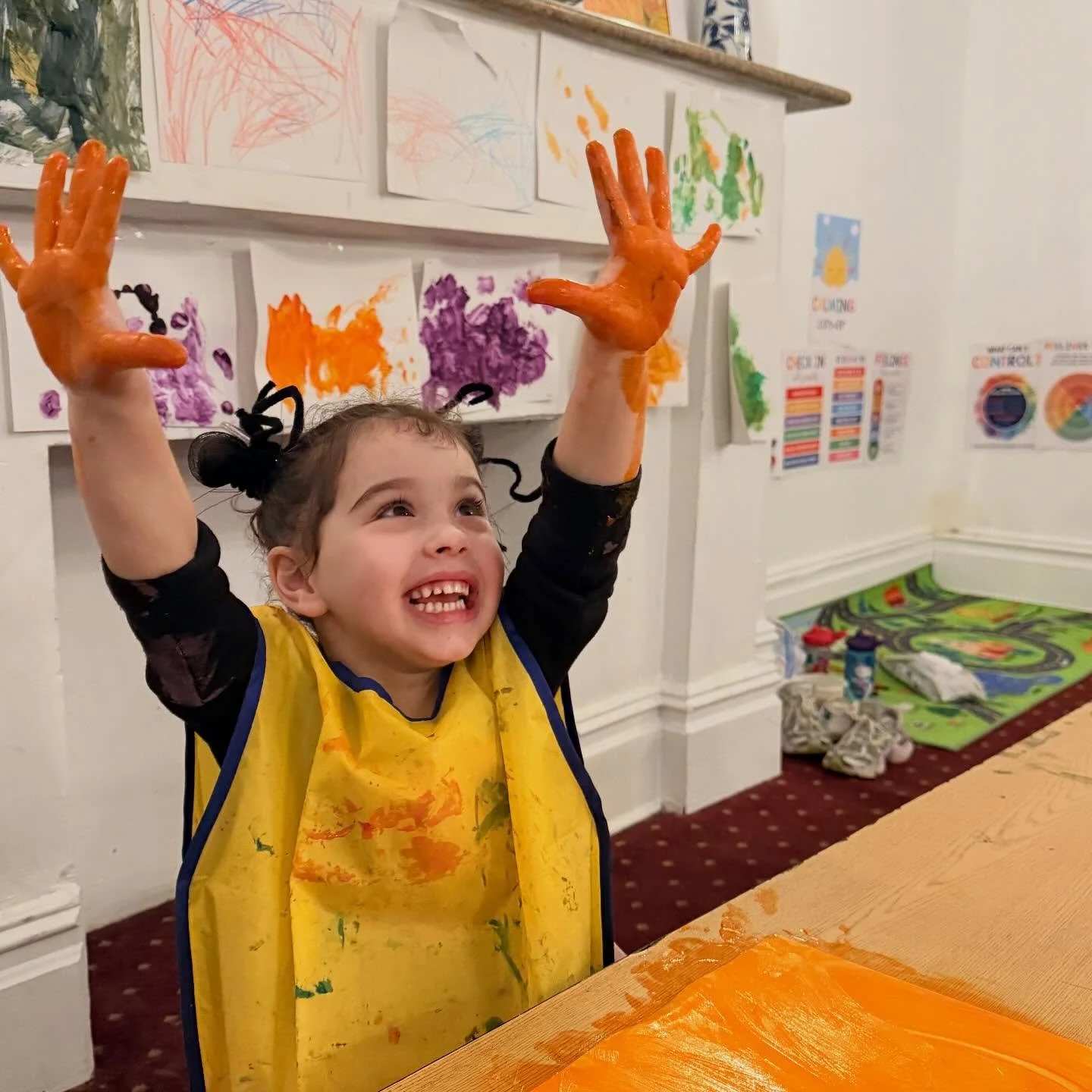 The messes will fade with a little soap and water; the memories will last forever.