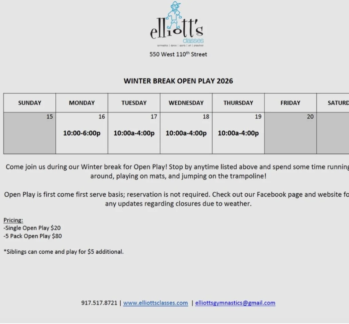 Join us for open play this week! Tell a friend to tell a friend!