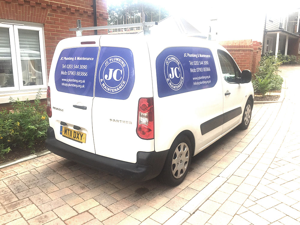 J C Plumbing vehicle